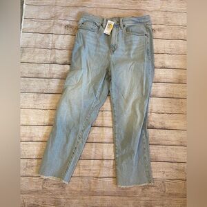 torrid Light Wash High-Rise Ankle Crop Jeans